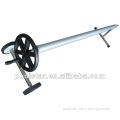 Swimming Pool Cover Roller, In-ground Pool Cover Reel P1820 w/ss frame for aluminium tubes with P1820-1